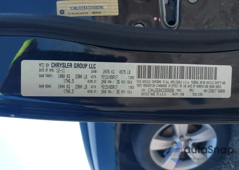 2012 Jeep Compass Latitude из США, поврежденный, VIN 1C4NJDEBXCD559296